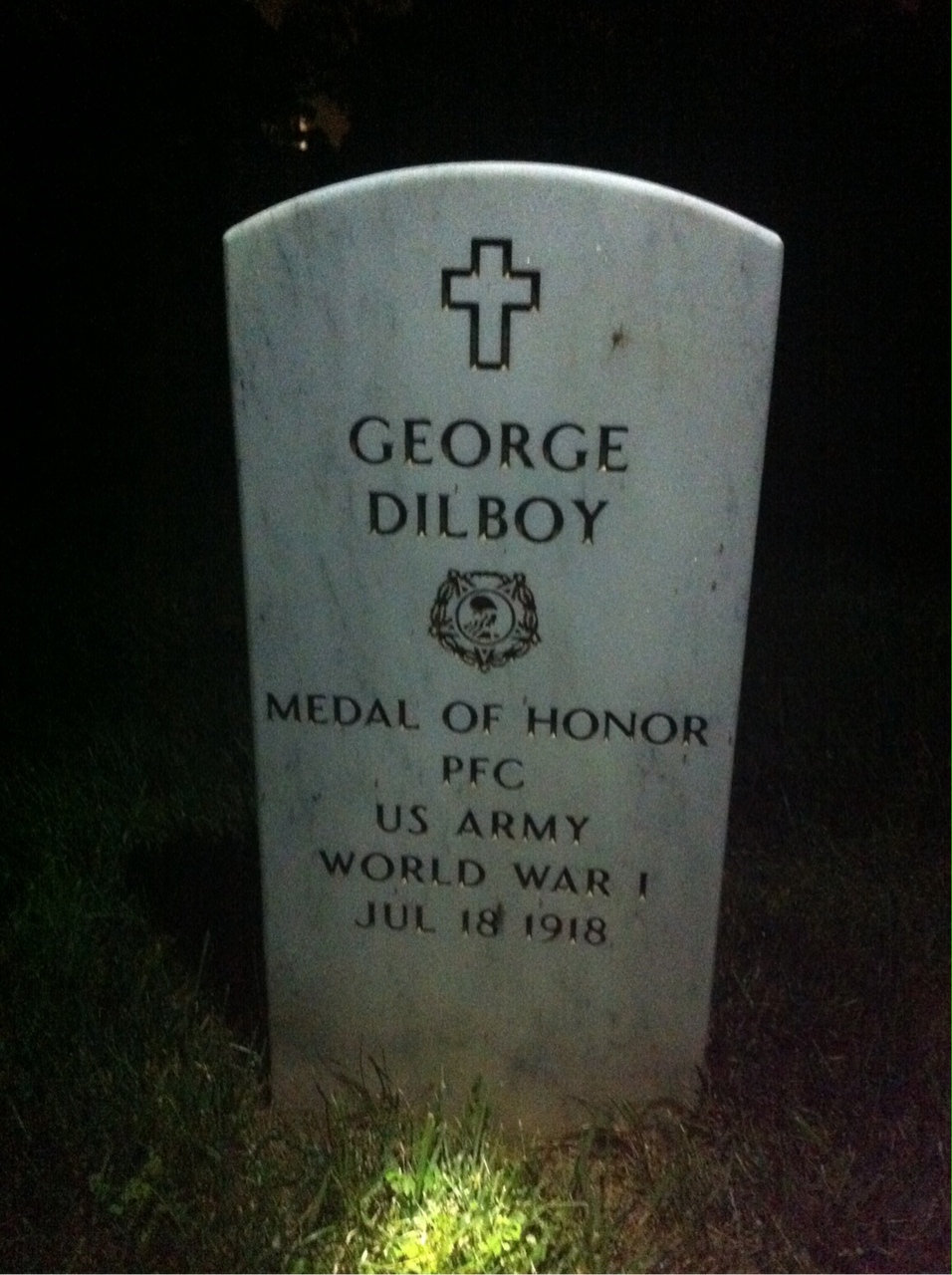 Headstone of George Dilboy