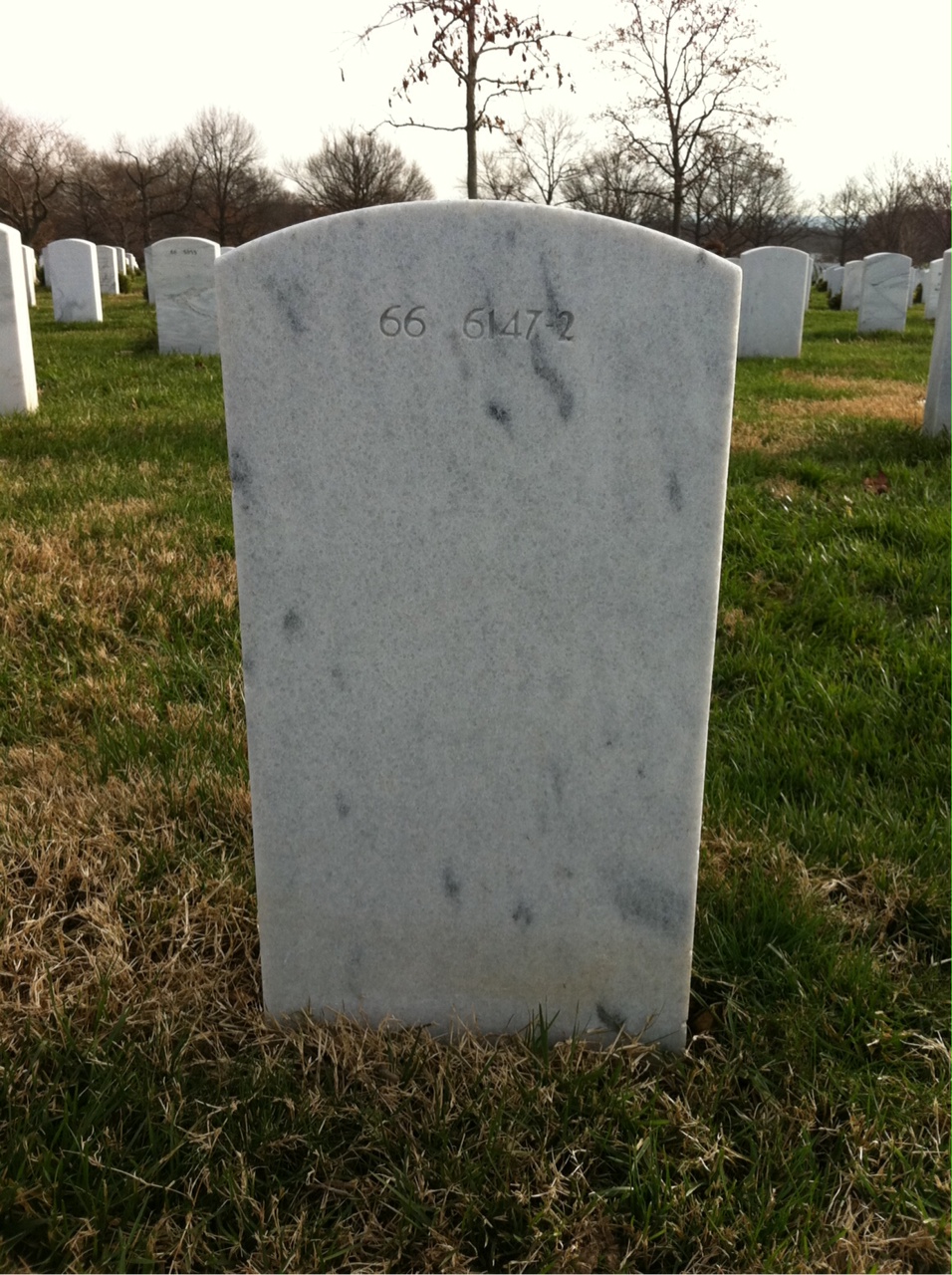 Back of headstone — Andre Davis