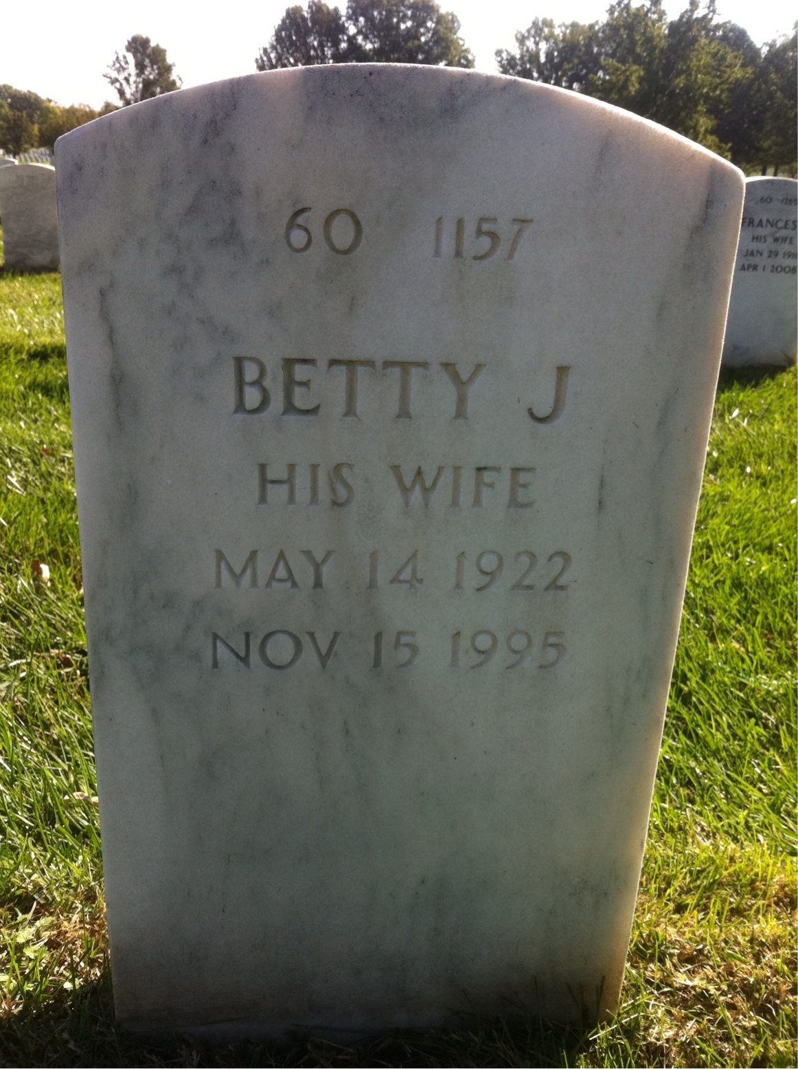 Back of headstone — Edward Cox