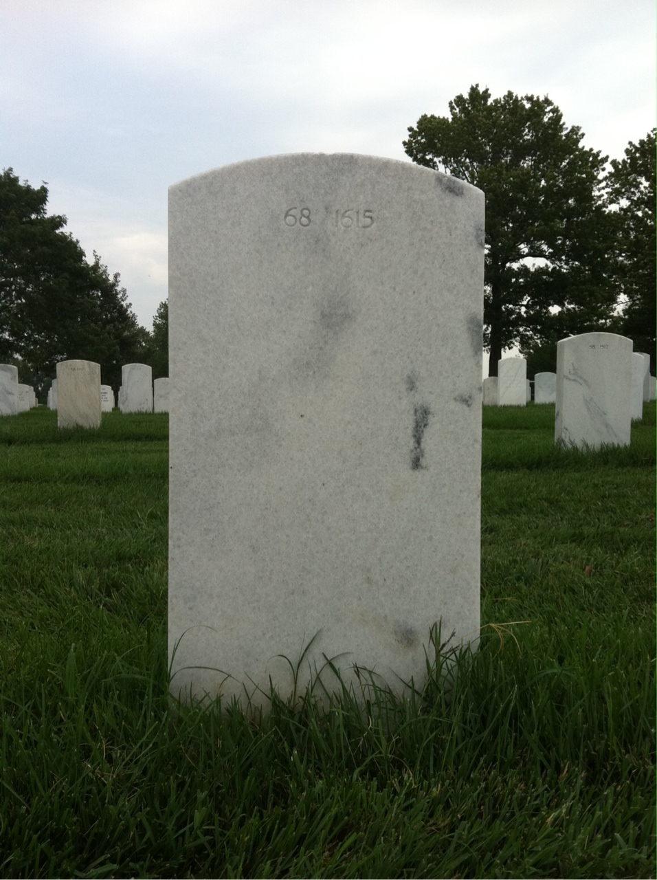 Back of headstone — Timothy C Callahan
