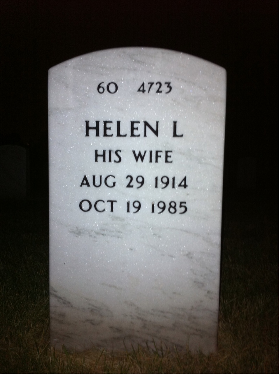 Back of headstone — Edmund Fry