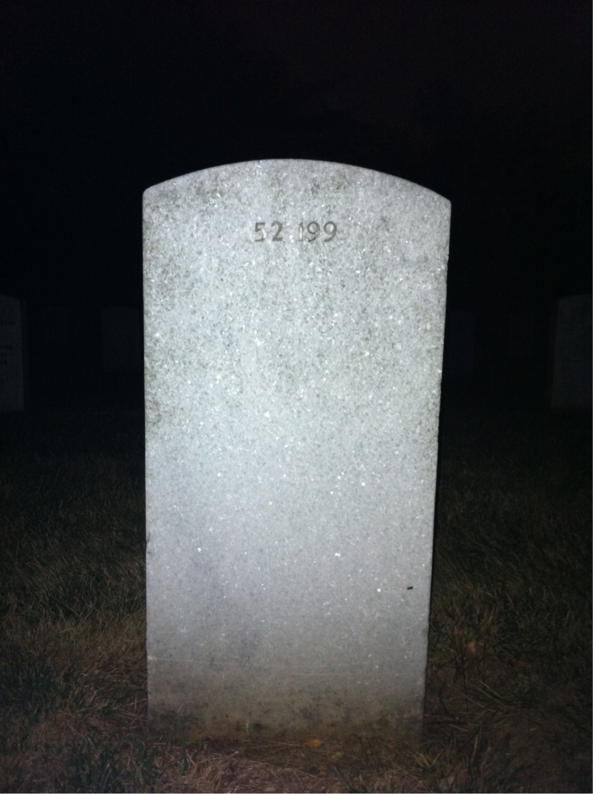 Back of headstone — Walter Roger Jones