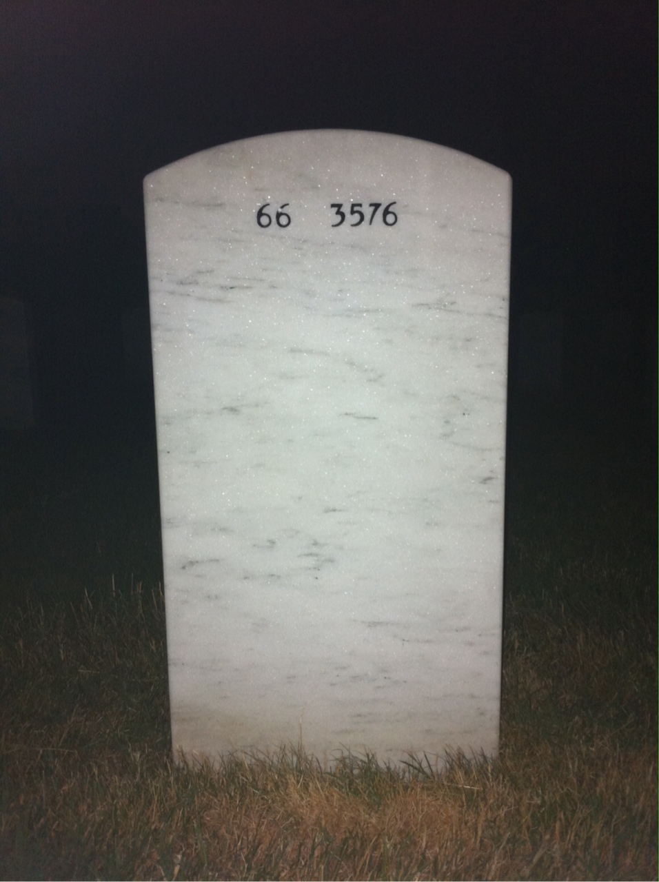 Back of headstone — Joseph Fernandez