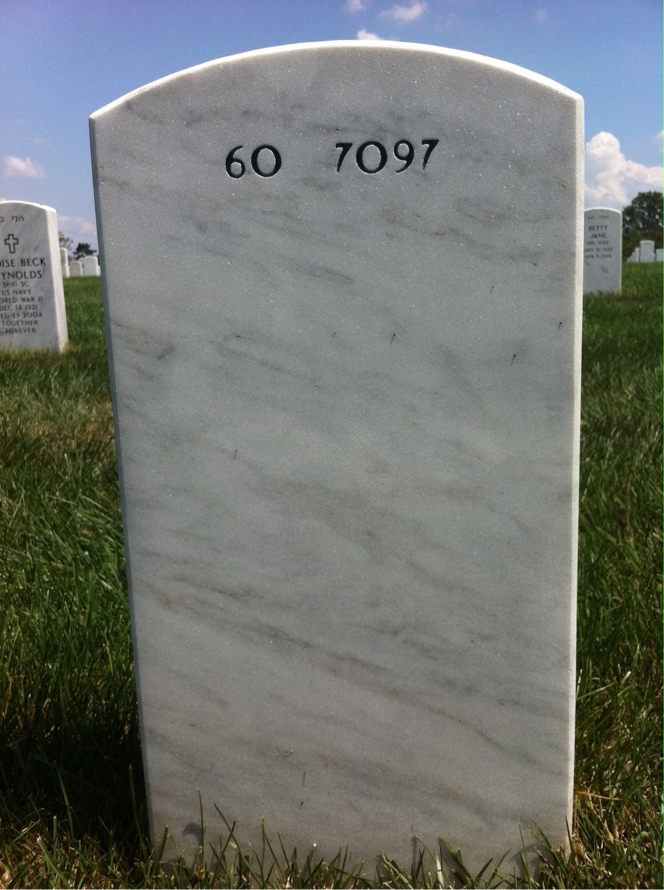 Back of headstone — Hugh Mcgeehan
