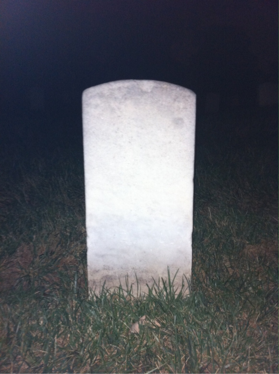 Back of headstone — Not Captured Montgomery