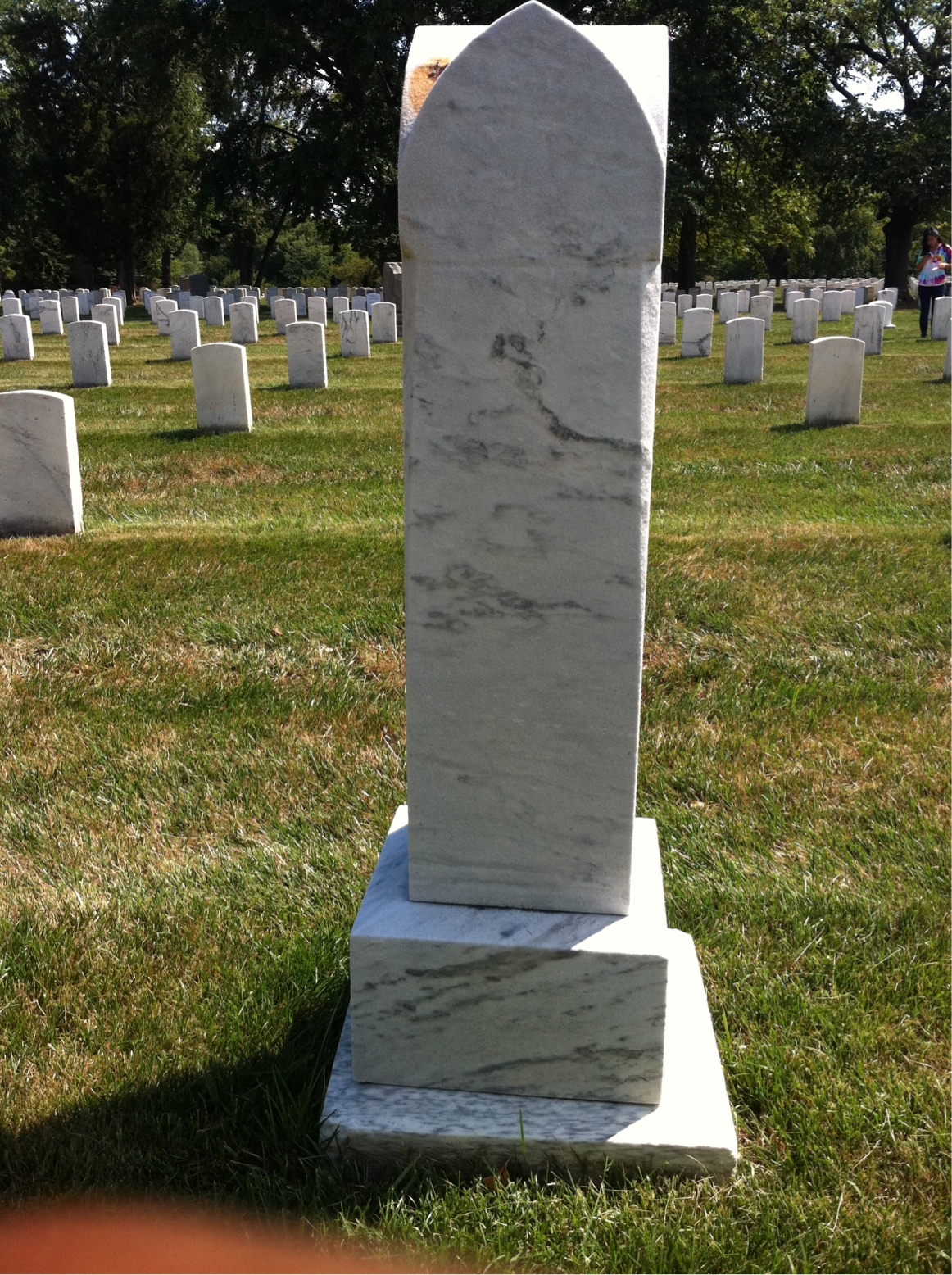 Back of headstone — Mary Murphy