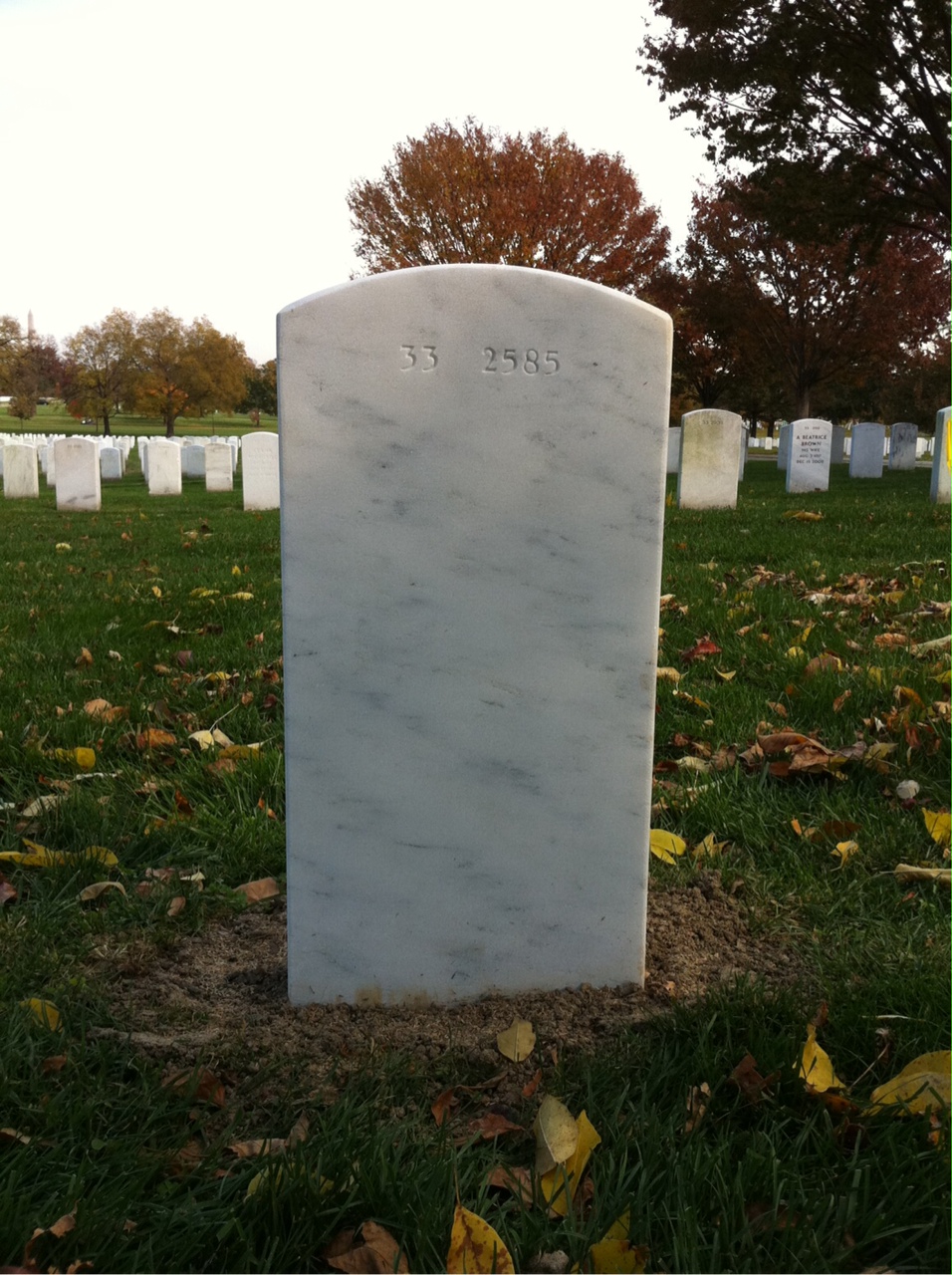 Headstone of Donald Brereton