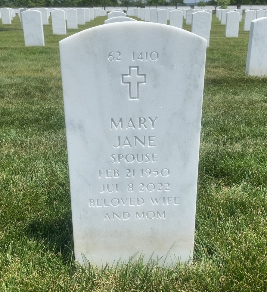 Back of headstone — Wilford Lloyd Shrader
