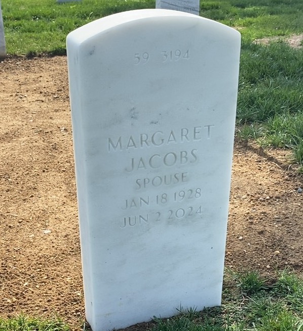 Back of headstone — Clair Wilkinson