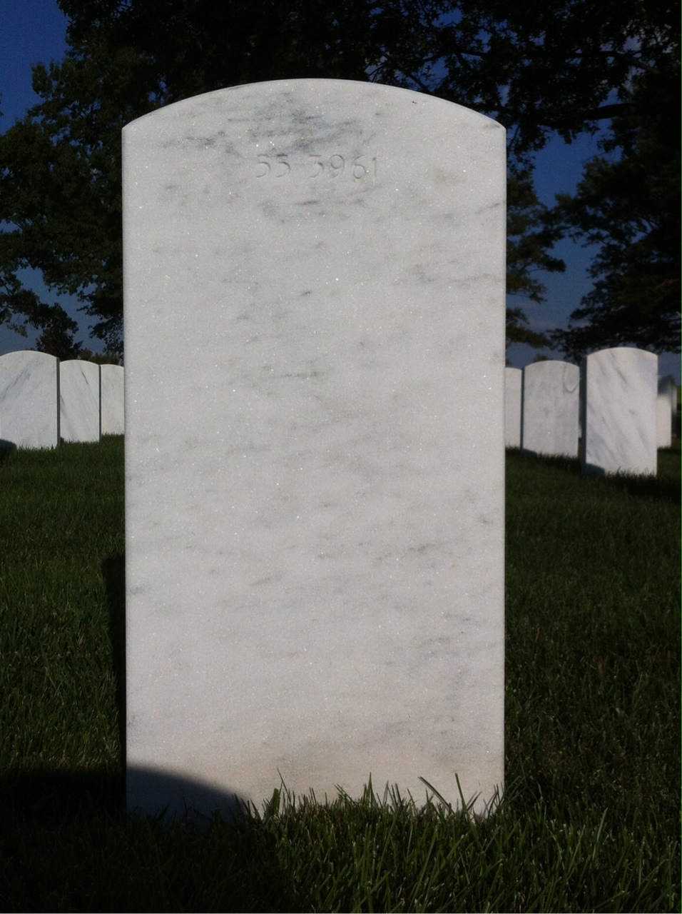 Back of headstone — Manuel Mendez