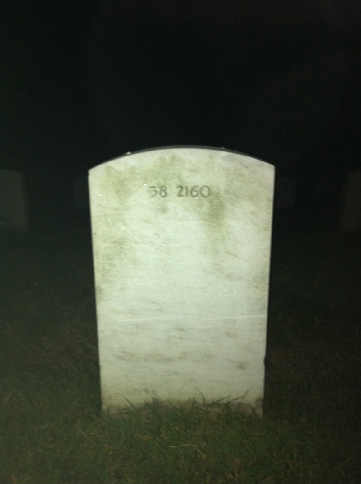 Back of headstone — Lydia Ashby