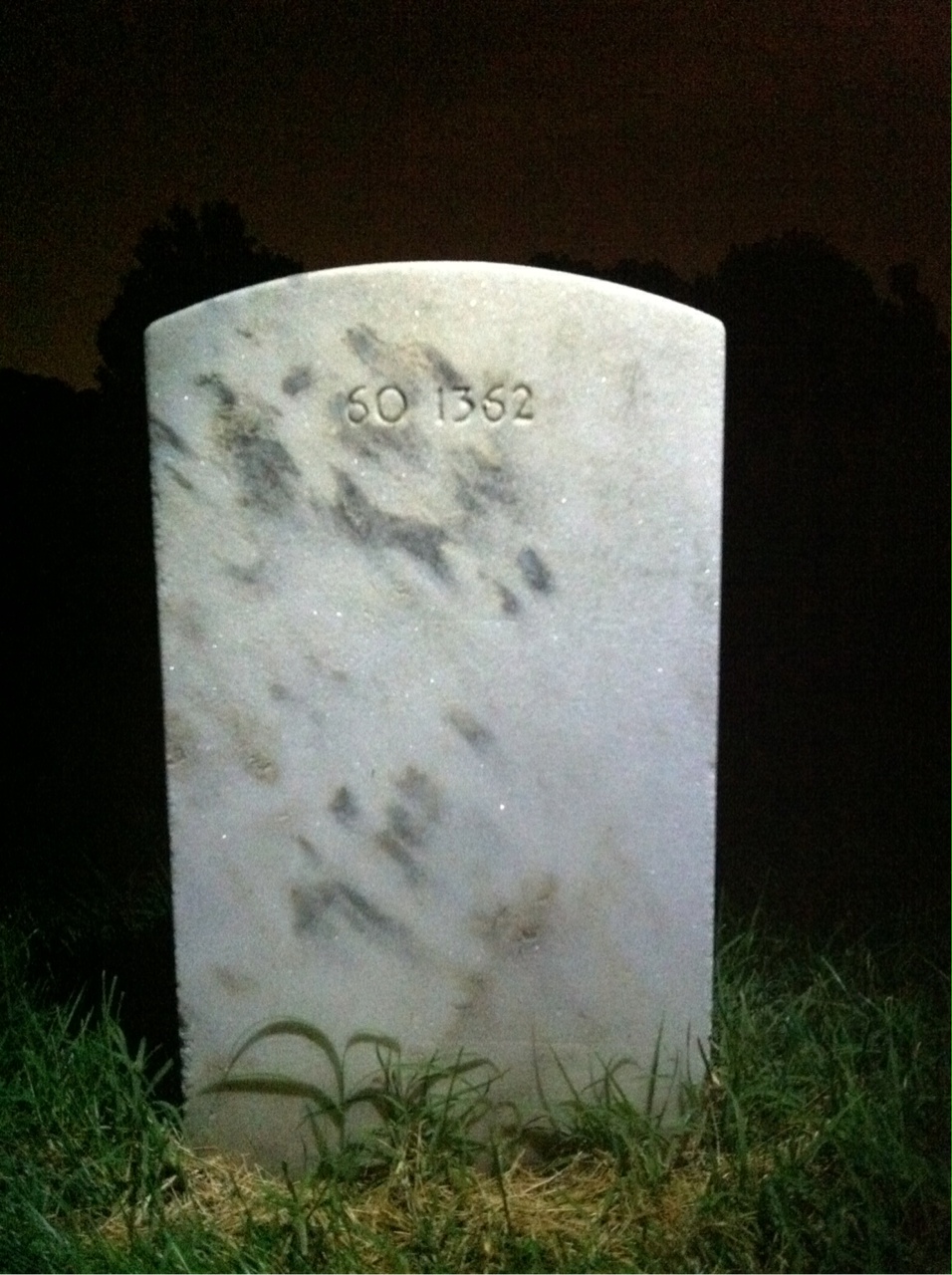 Back of headstone — Richard Moss