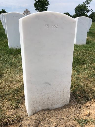 Back of headstone — David Moran