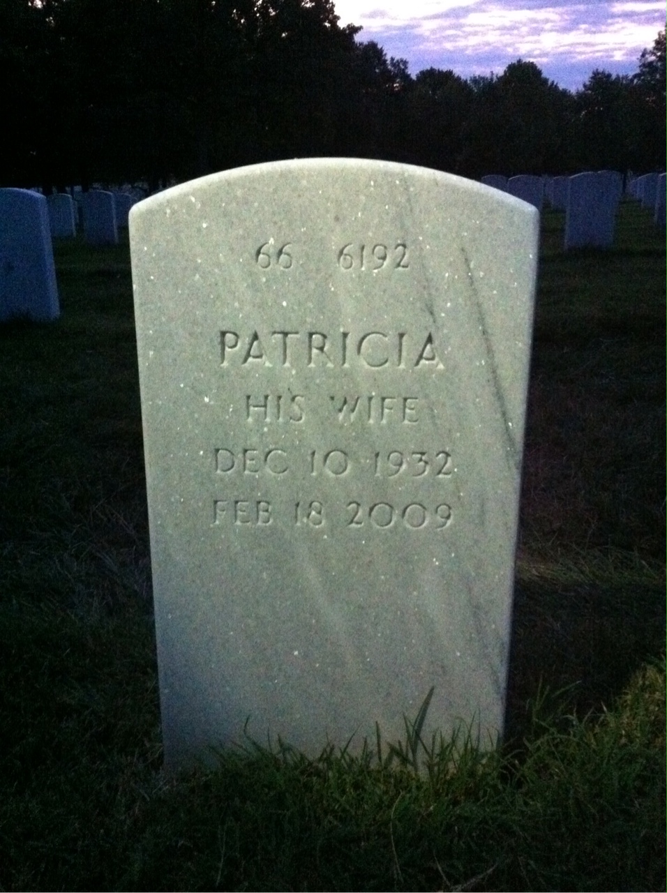 Back of headstone — Orville Greynolds