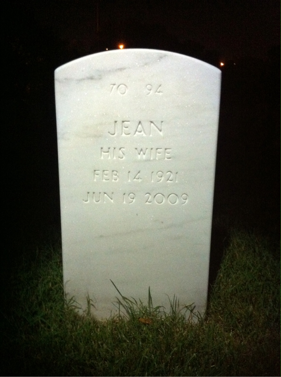 Back of headstone — Richard Wargacki