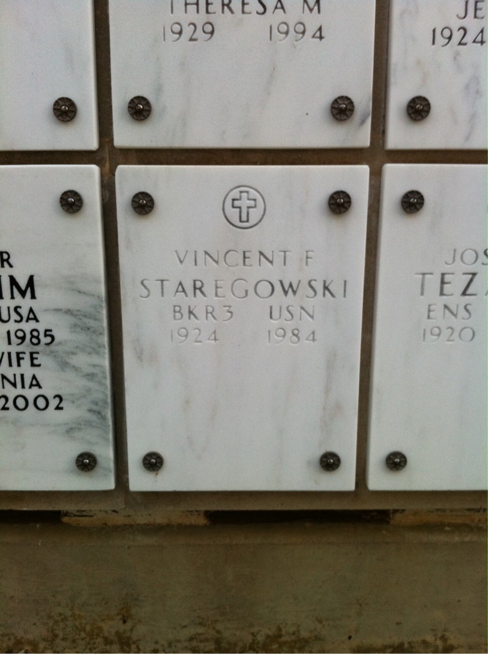 Vincent Francis Staregowski