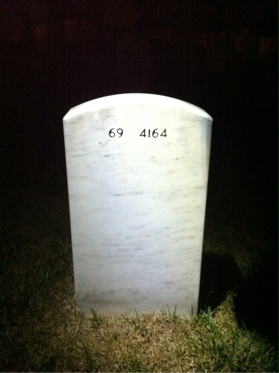 Back of headstone — Reggie Fletcher