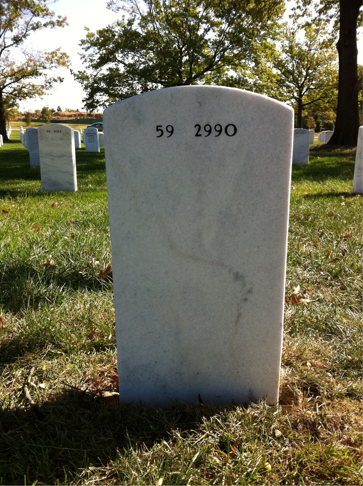 Back of headstone — William Heatley