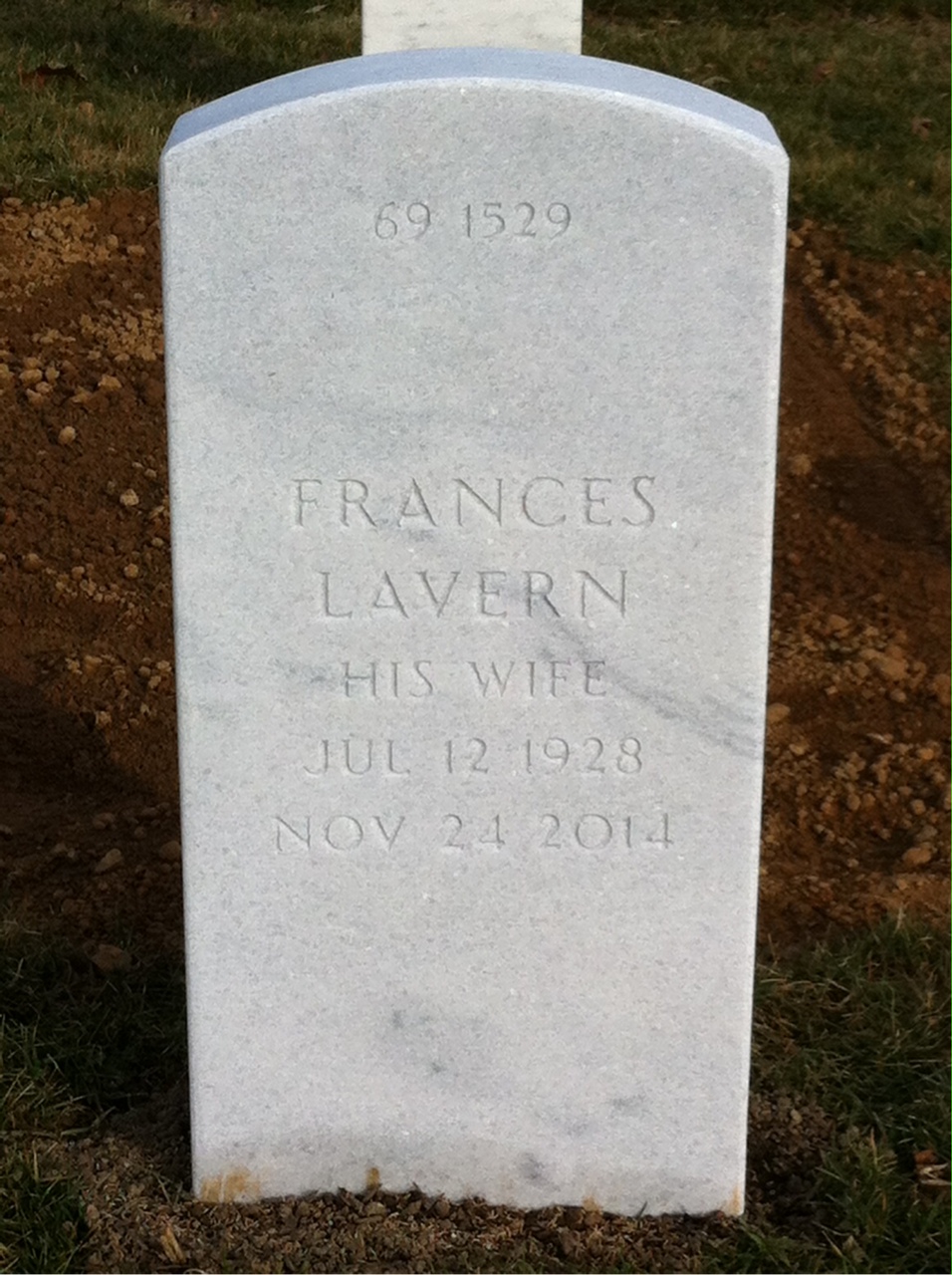 Back of headstone — Don Arguijo