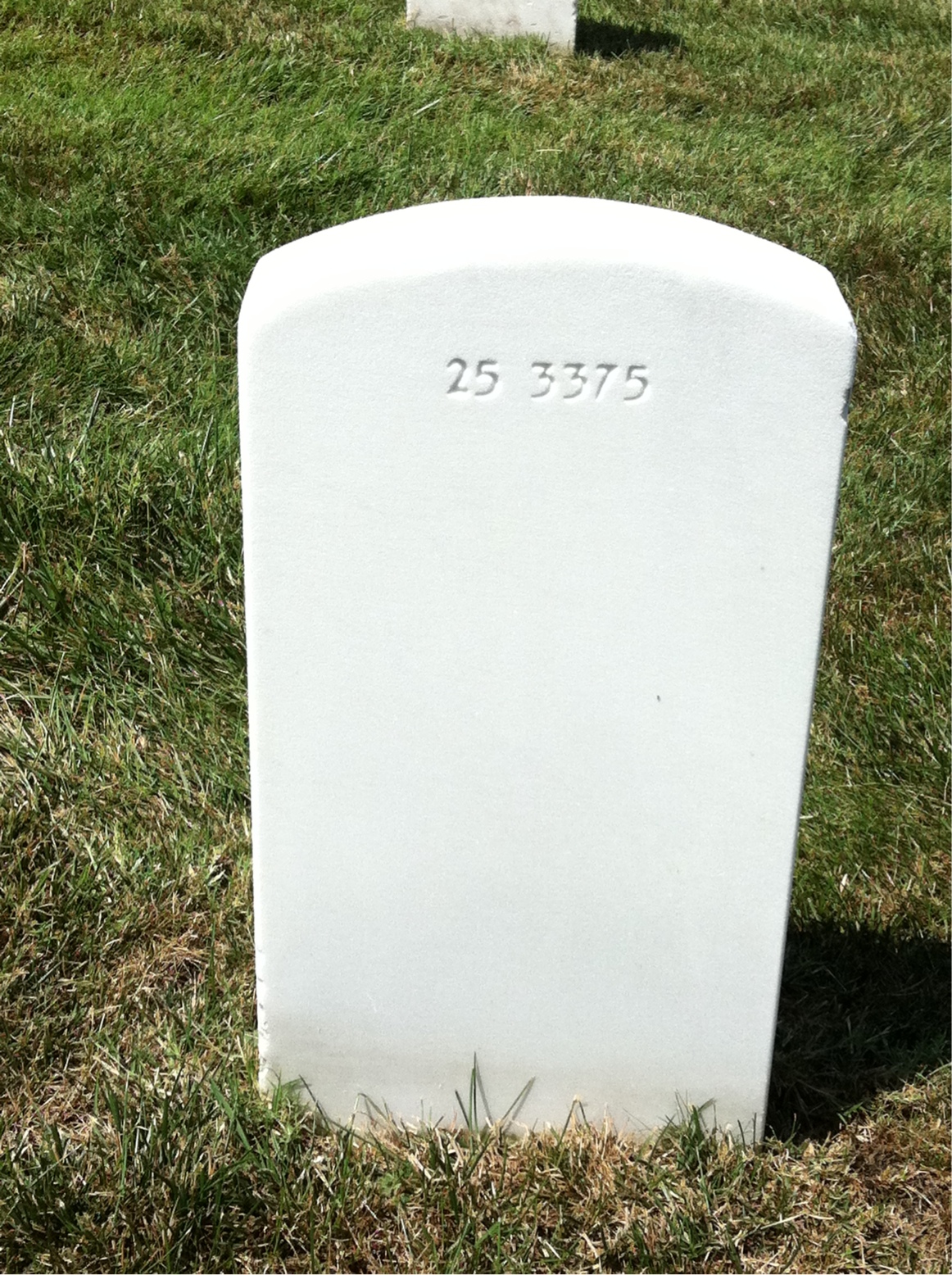 Back of headstone — William Mcneil