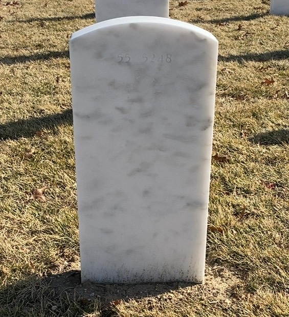 Back of headstone — Bobby Lee Childress