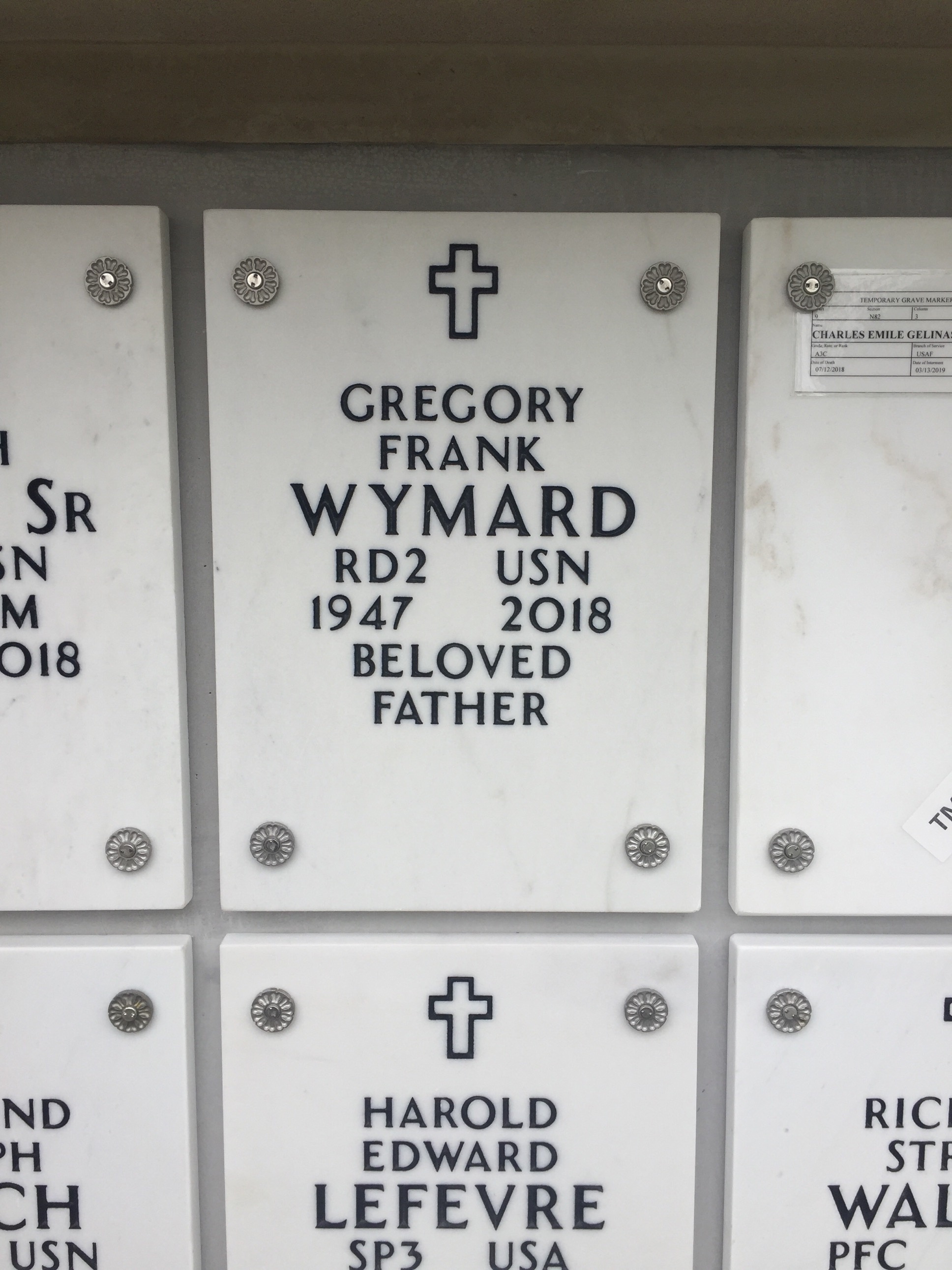 Gregory Frank Wymard