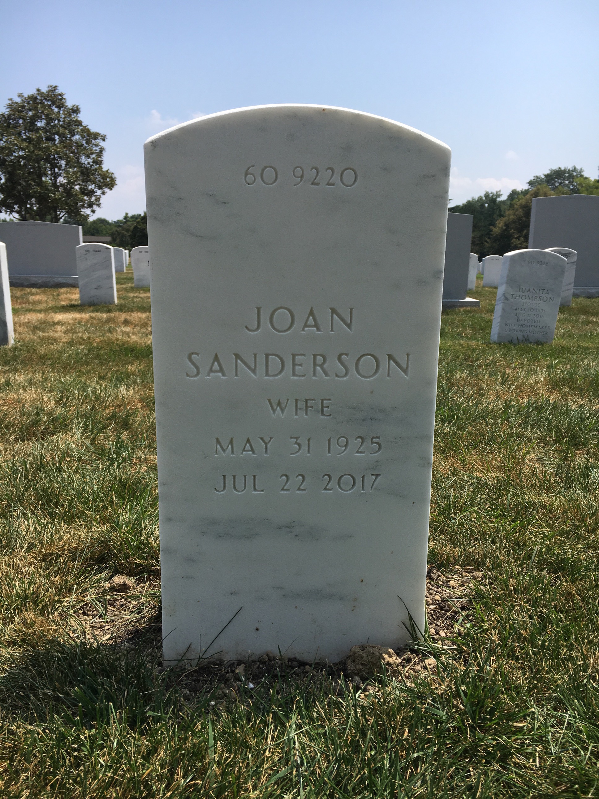Back of headstone — Frank Bernick