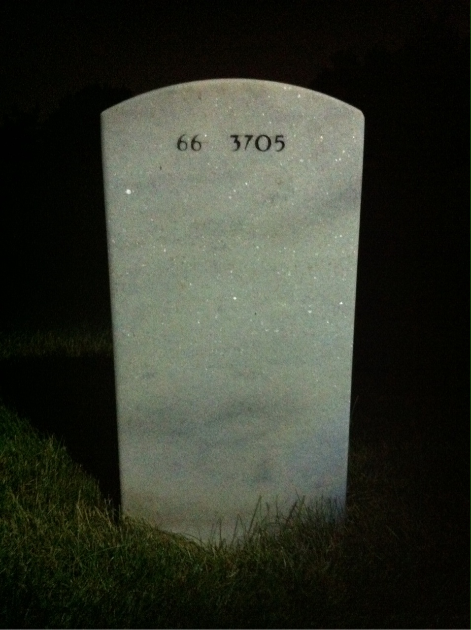 Back of headstone — Lawrence Silverstein
