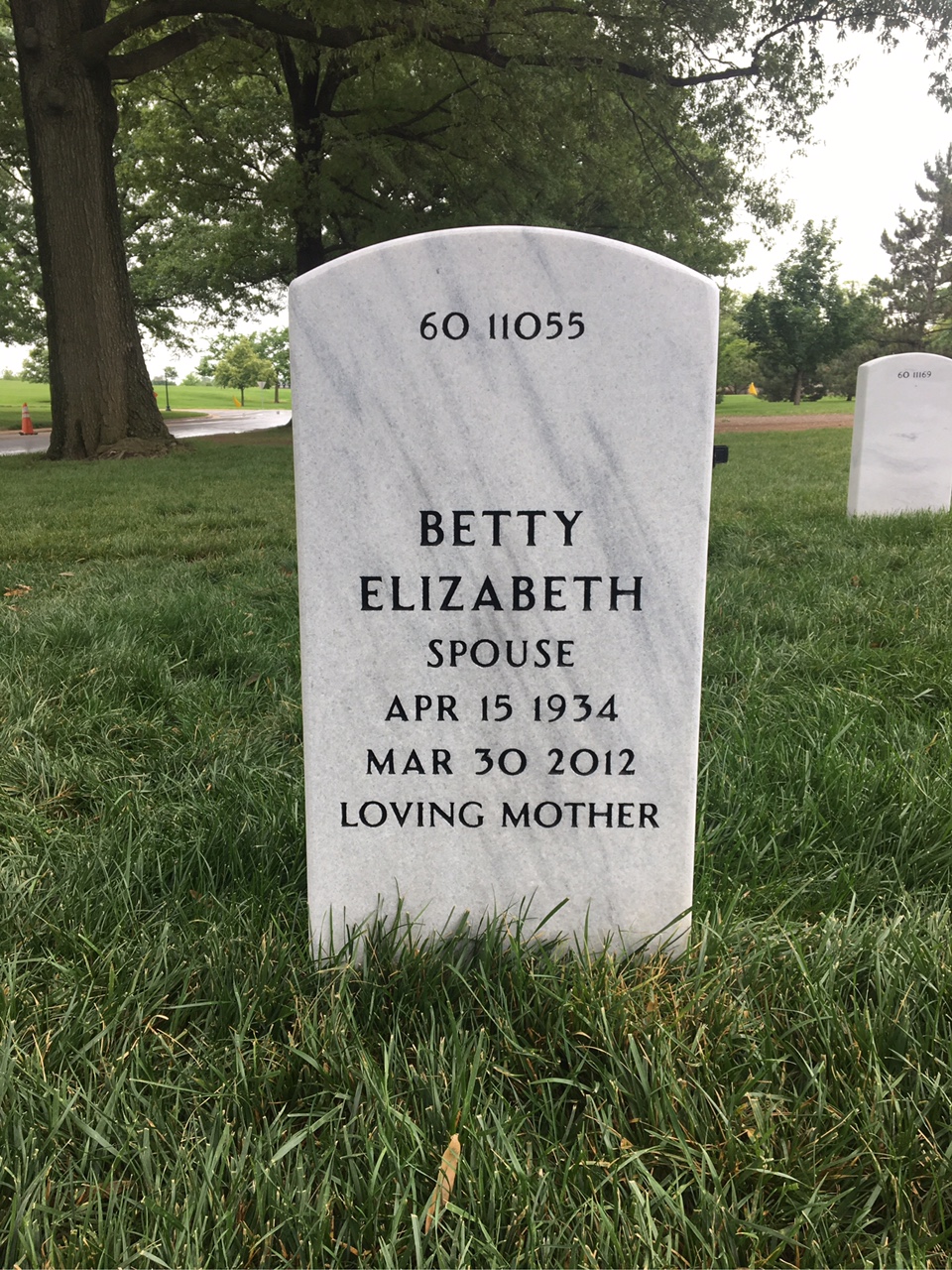 Back of headstone — Jerome Atkinson