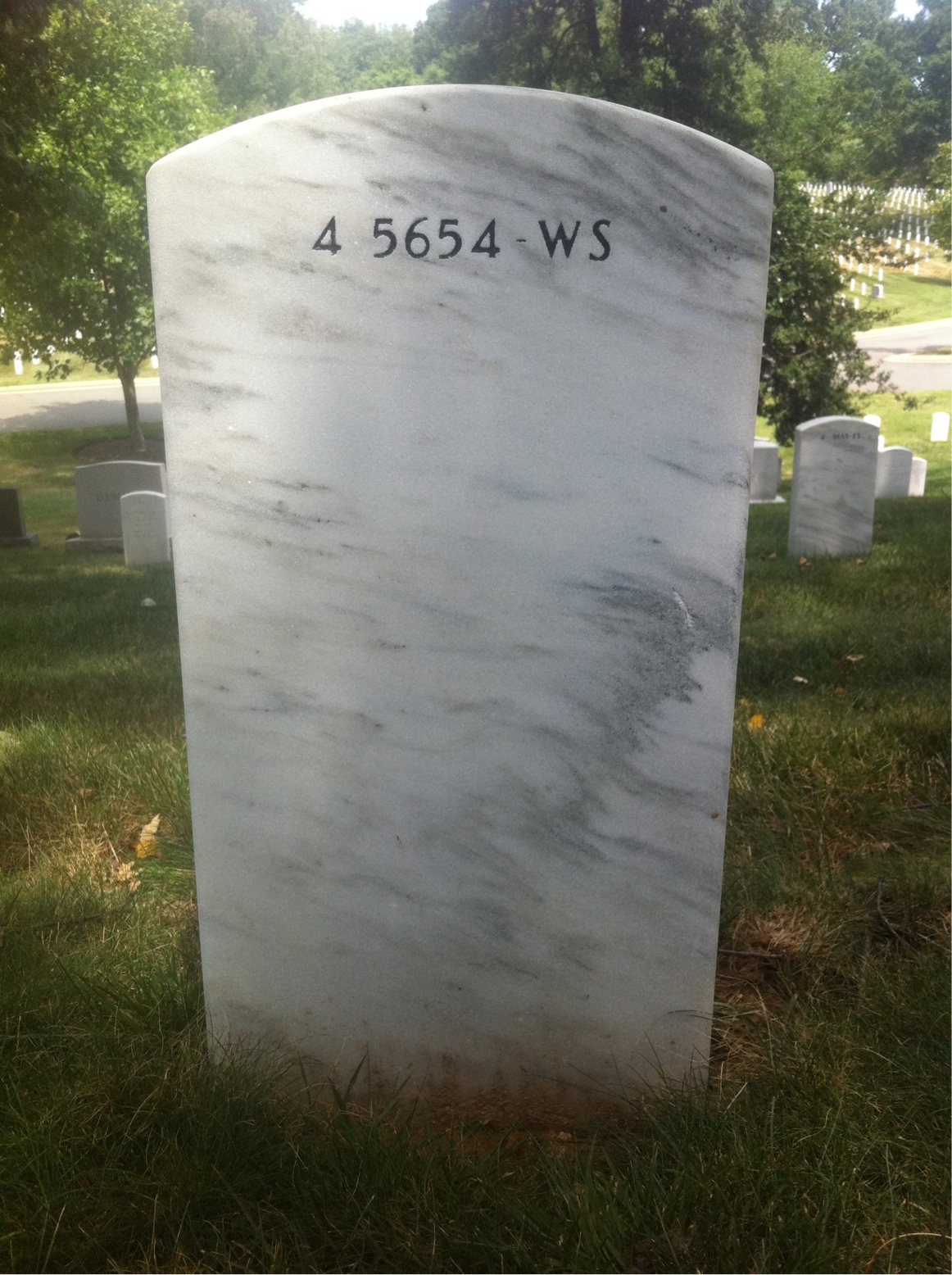 Back of headstone — Louise Began