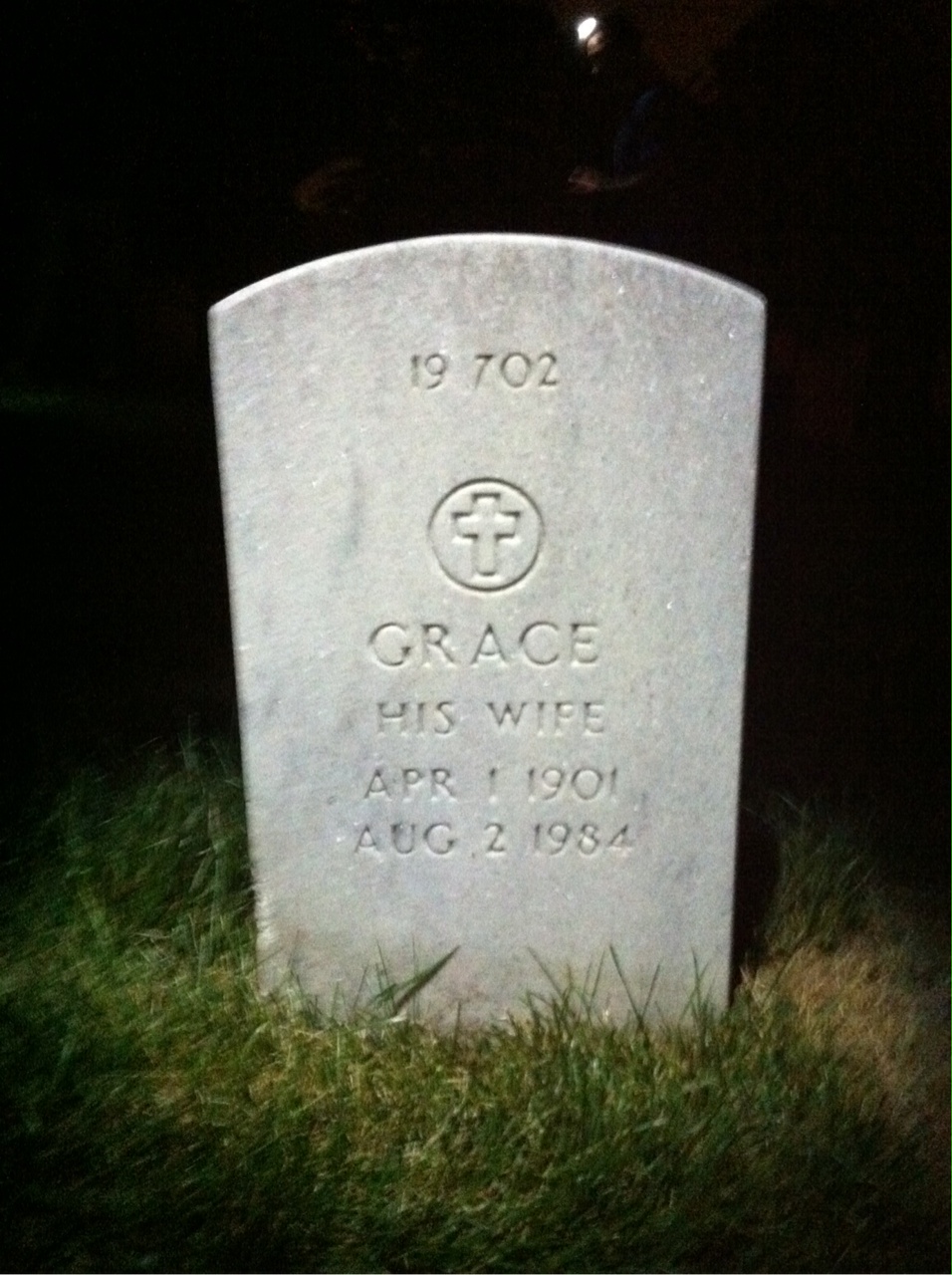 Back of headstone — Thomas Boswell