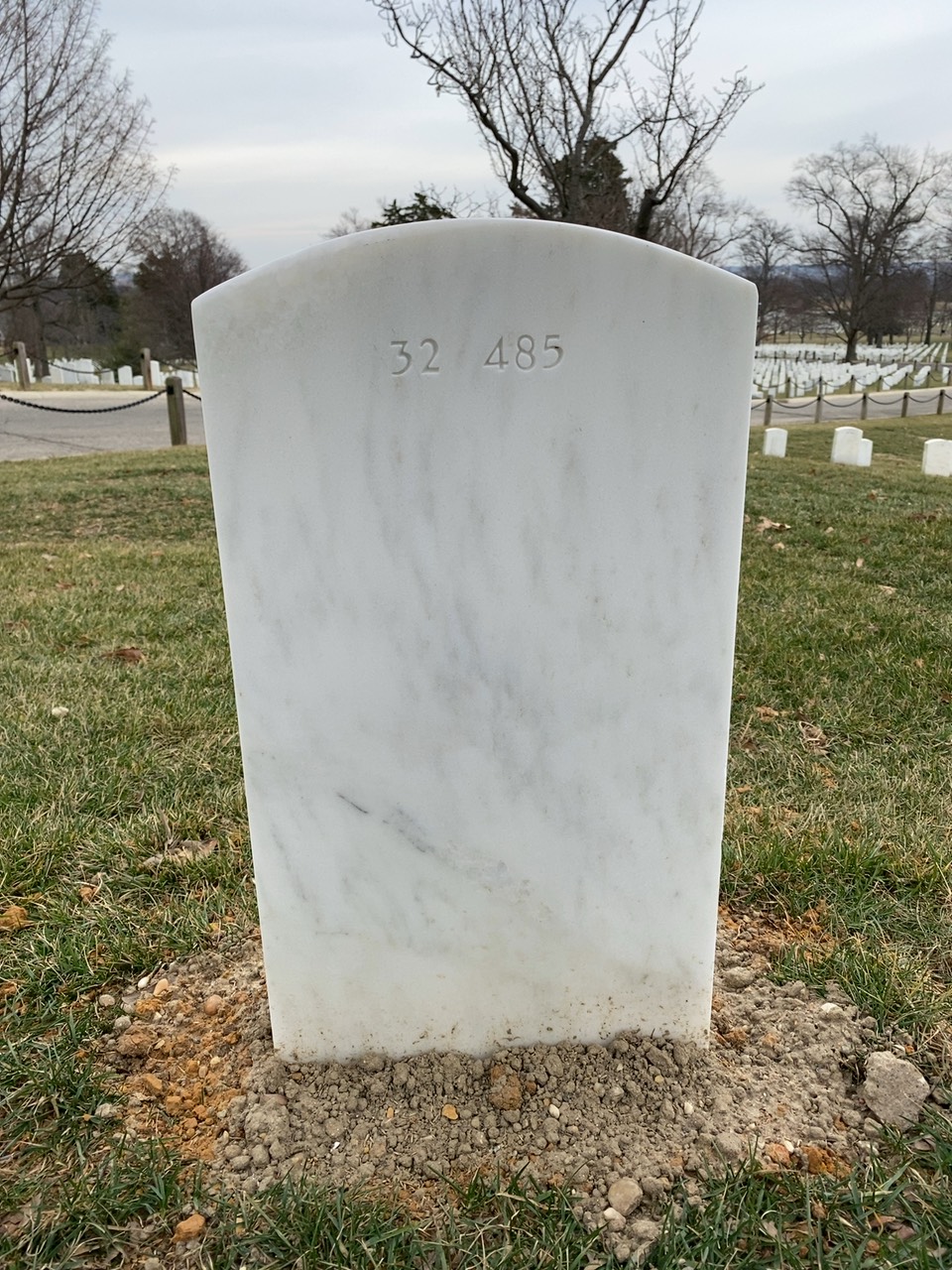Back of headstone — Nicholas Manuel Fogle