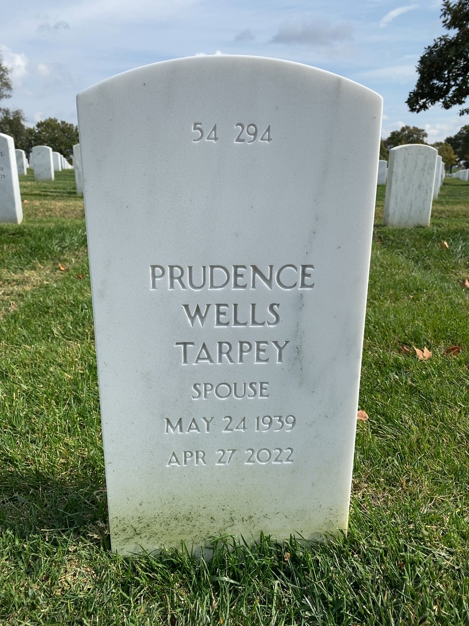 Back of headstone — John Tarpey