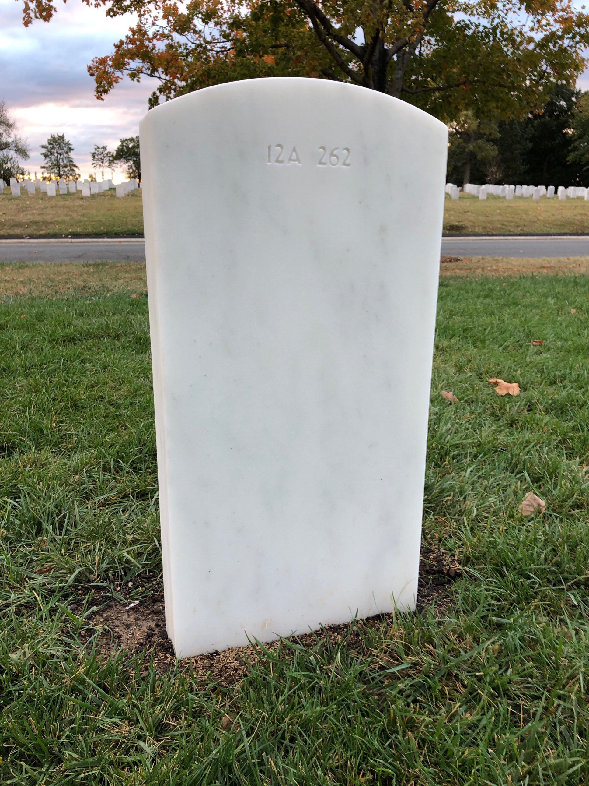 Back of headstone — William C Kirby