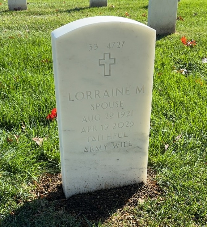 Back of headstone — William Barbee
