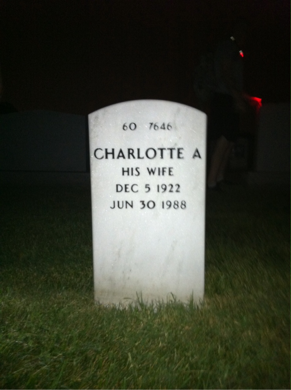 Back of headstone — Richard Reardon