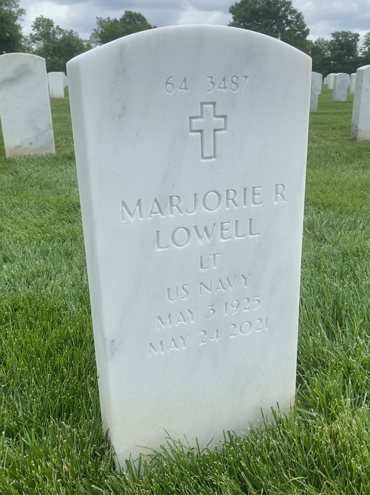 Back of headstone — John Lowell