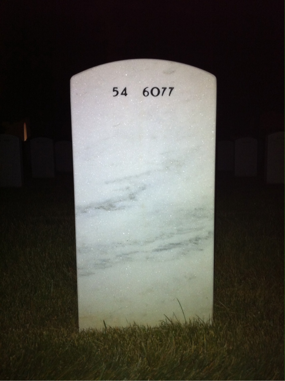 Back of headstone — Lonnie Muncy
