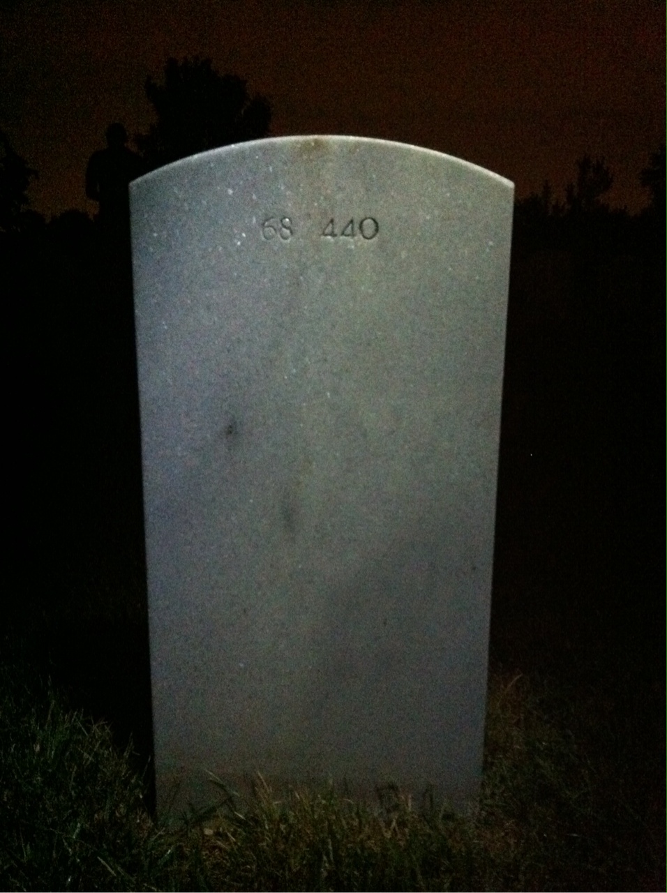 Back of headstone — Ray Gripman