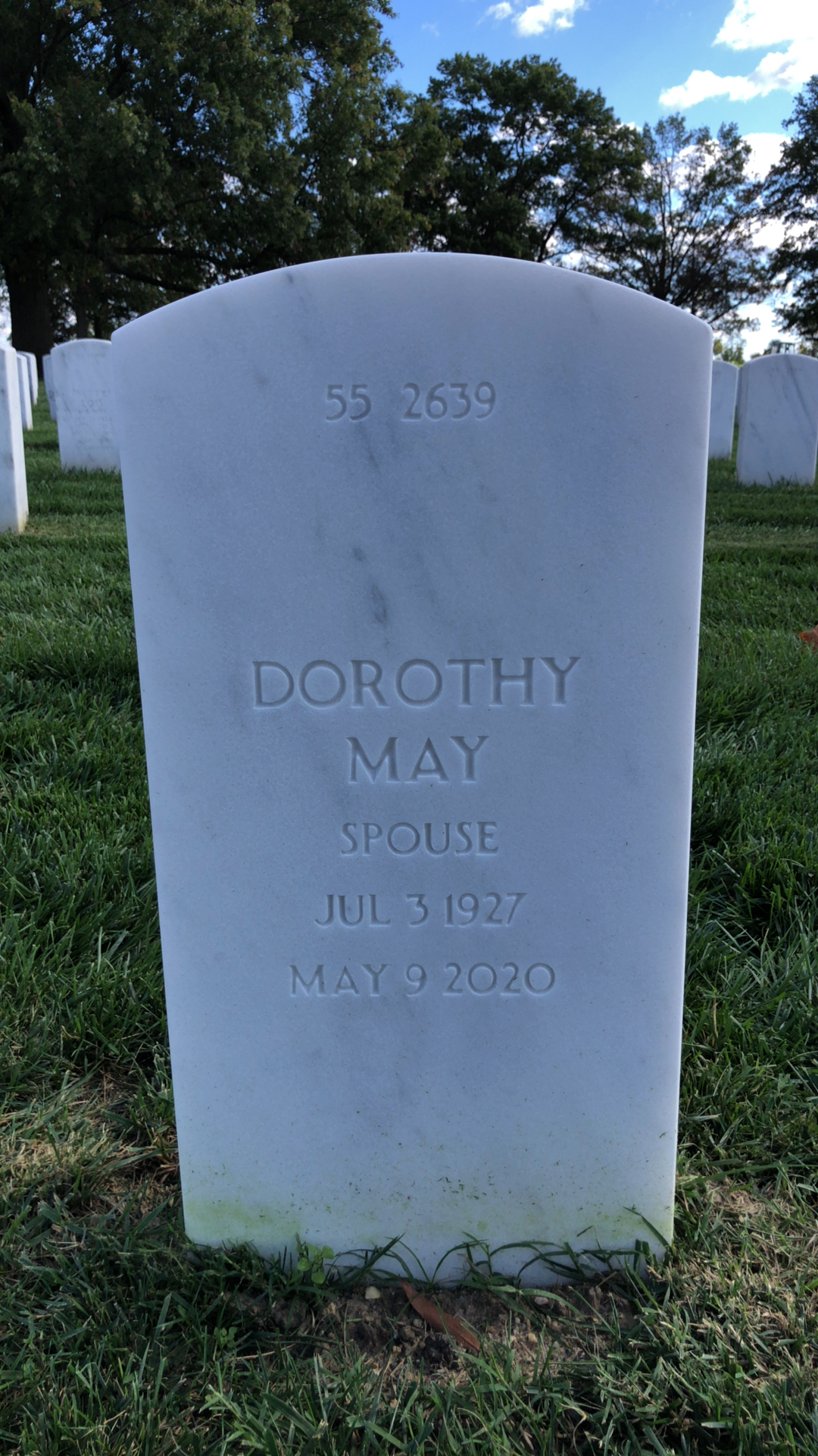 Back of headstone — Anthony Badolato