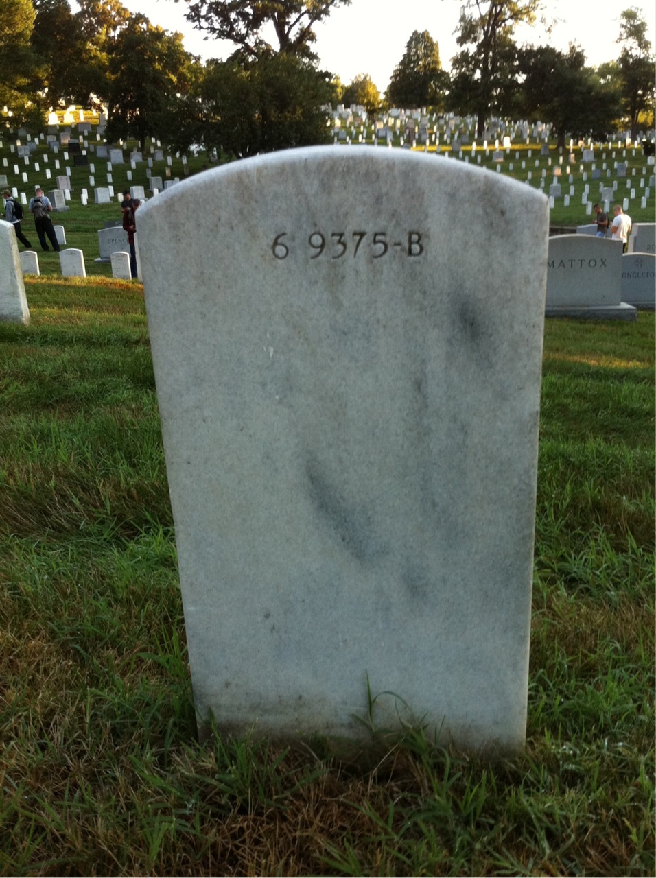 Back of headstone — Robert Murkland