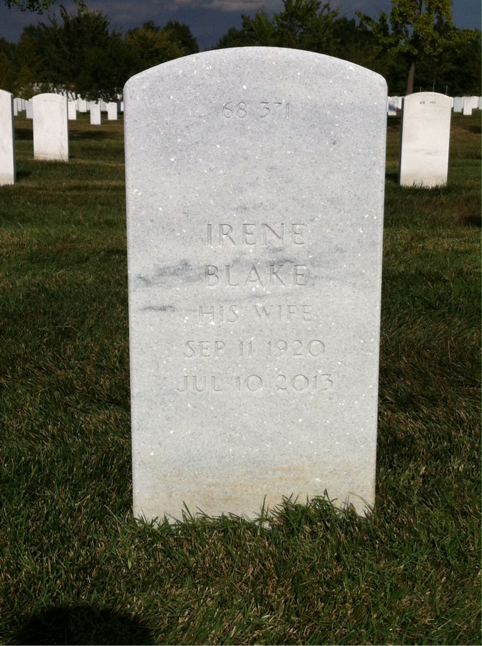 Back of headstone — Drexel Morgan