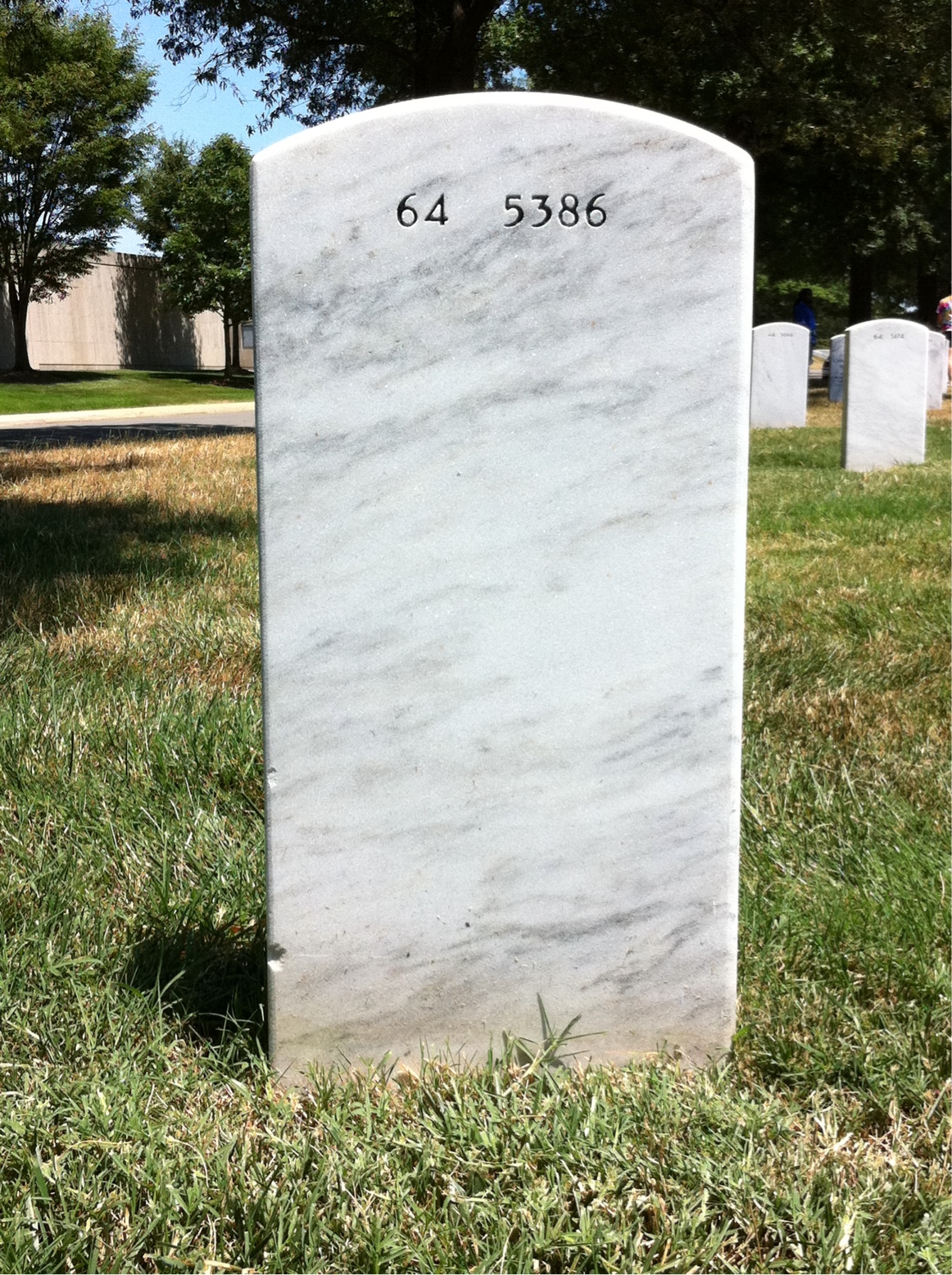 Back of headstone — Joseph Farrell