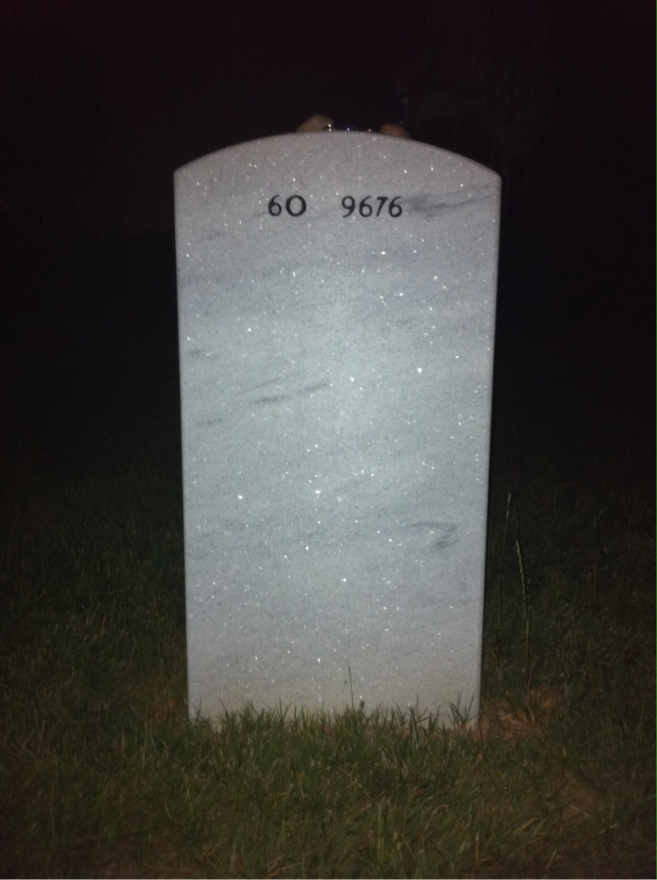 Back of headstone — Thomas Moffitt