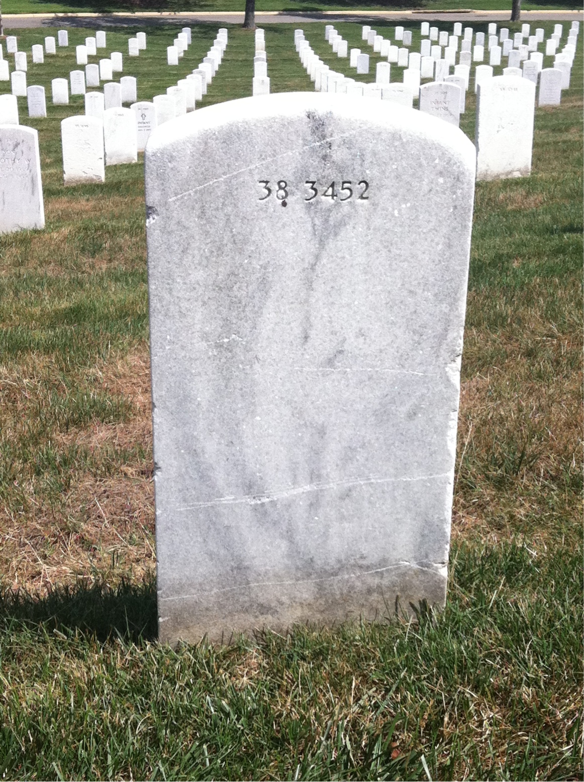 Back of headstone — Eleanor Morrison