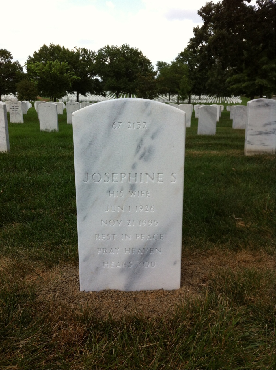 Back of headstone — Leo Moss