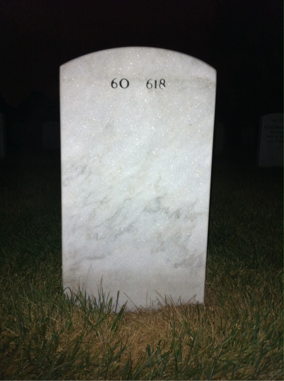 Back of headstone — Raoul Ramos