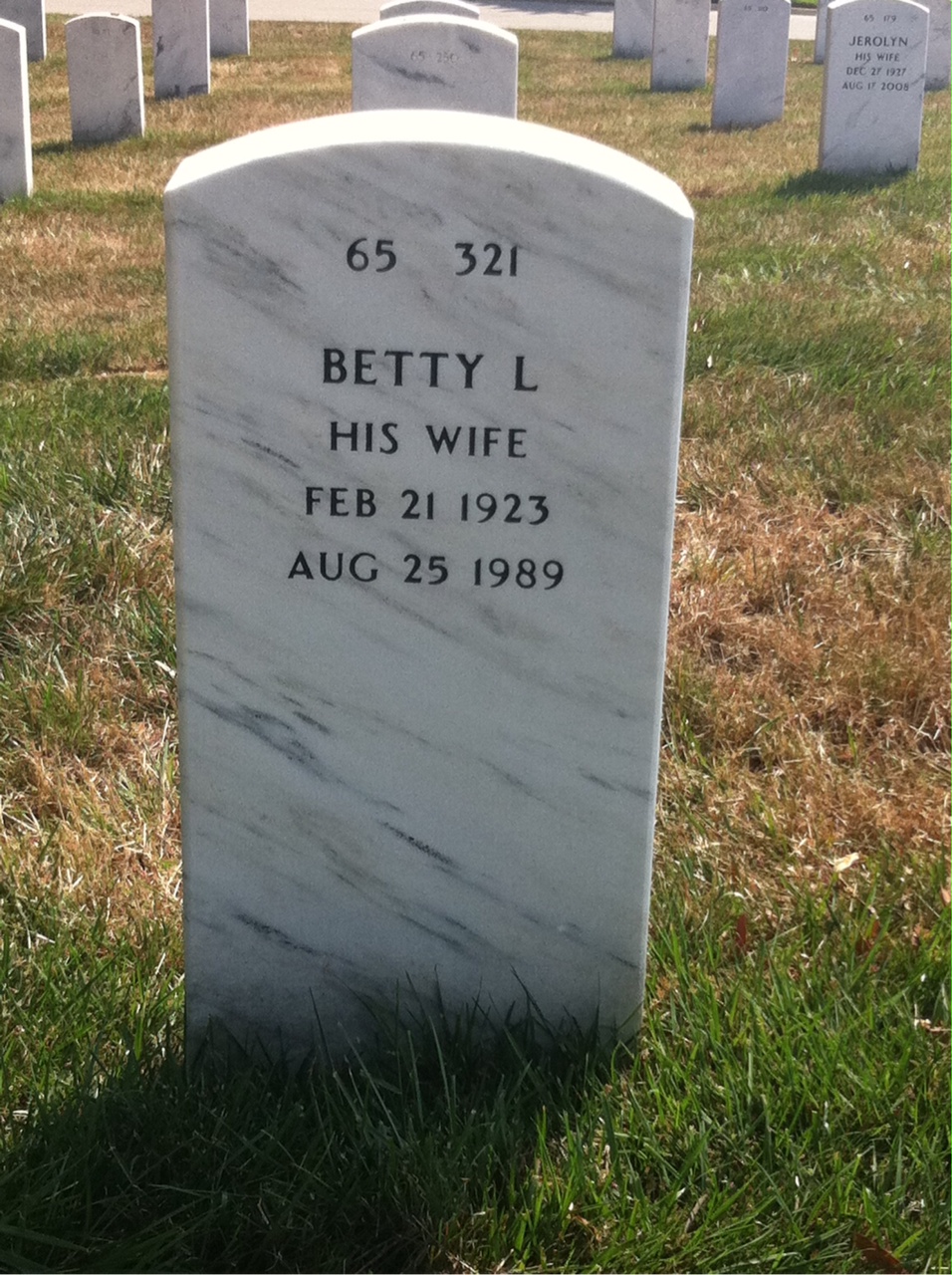 Back of headstone — Lewis Moncrief