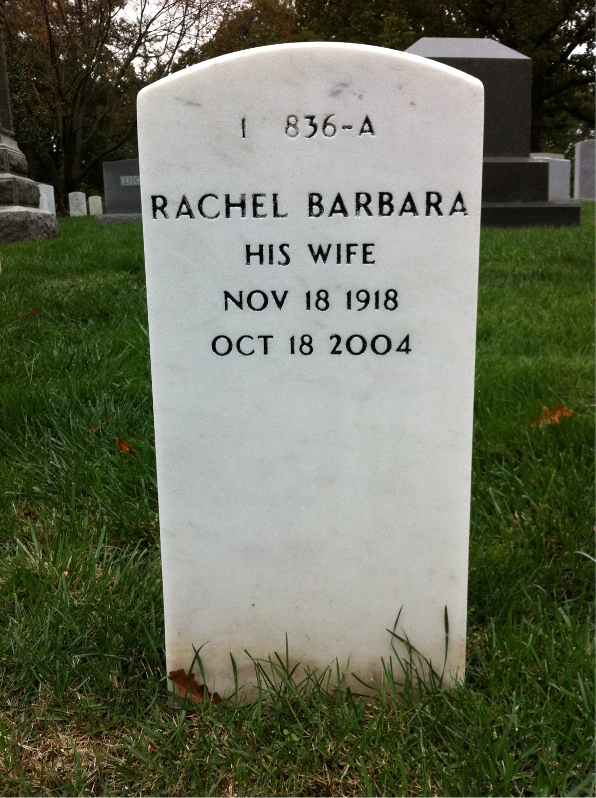 Back of headstone — John Cipperly