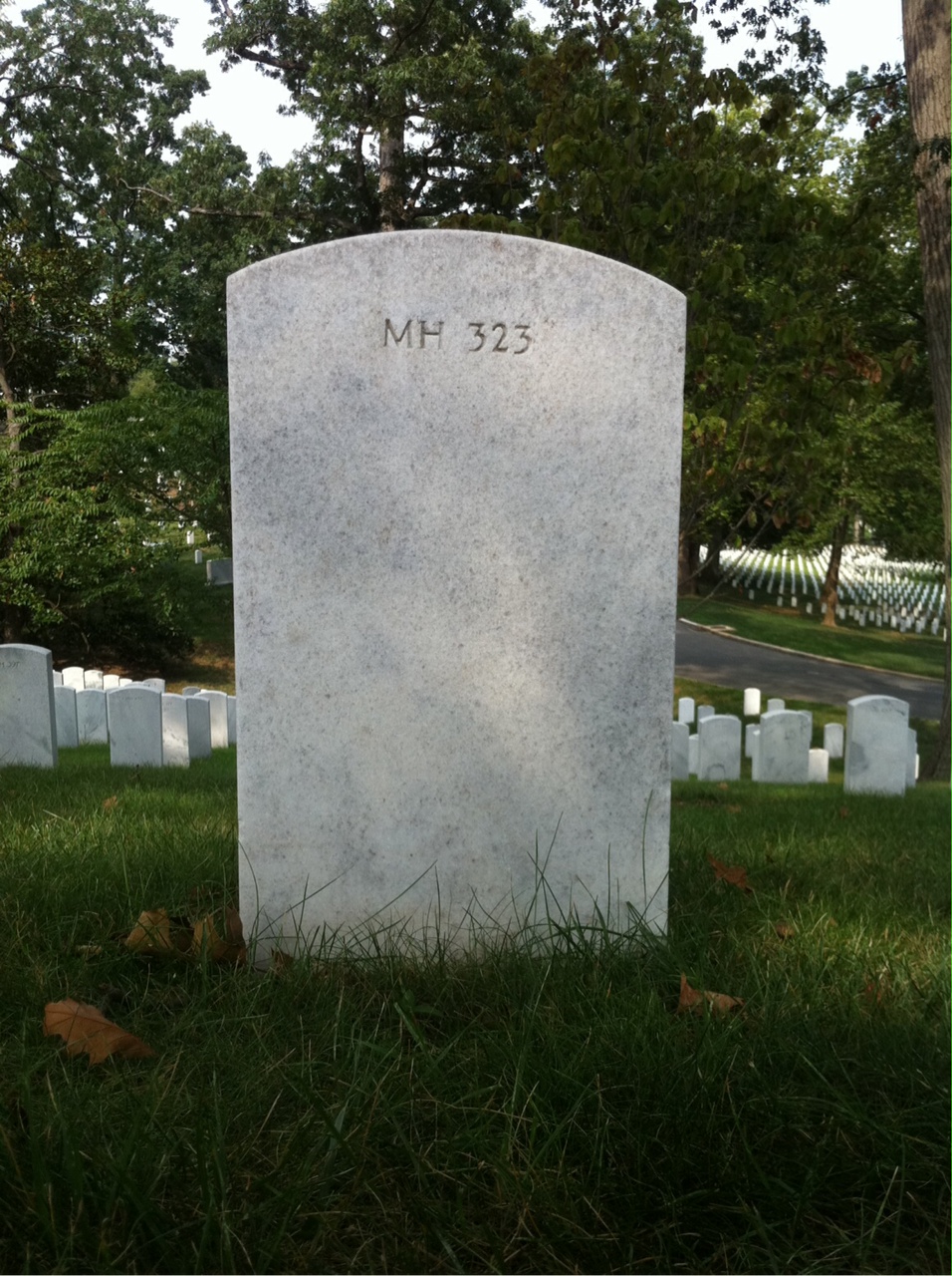 Back of headstone — Charles Murphy